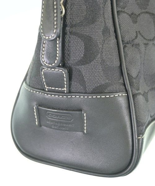 Authentic COACH Ladies Black Canvas Handbag 28cm × 21cm × 11cm Damaged, Pre-owne