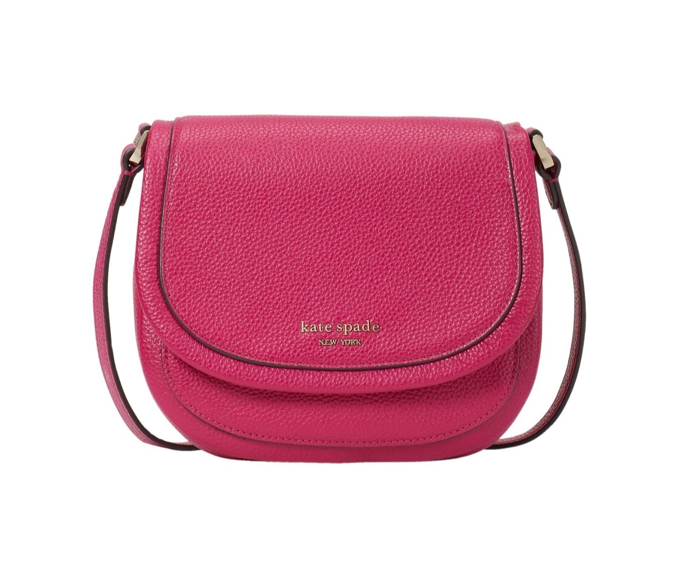 Kate Spade Roulette Small Saddle Bag ANEMONE PINK