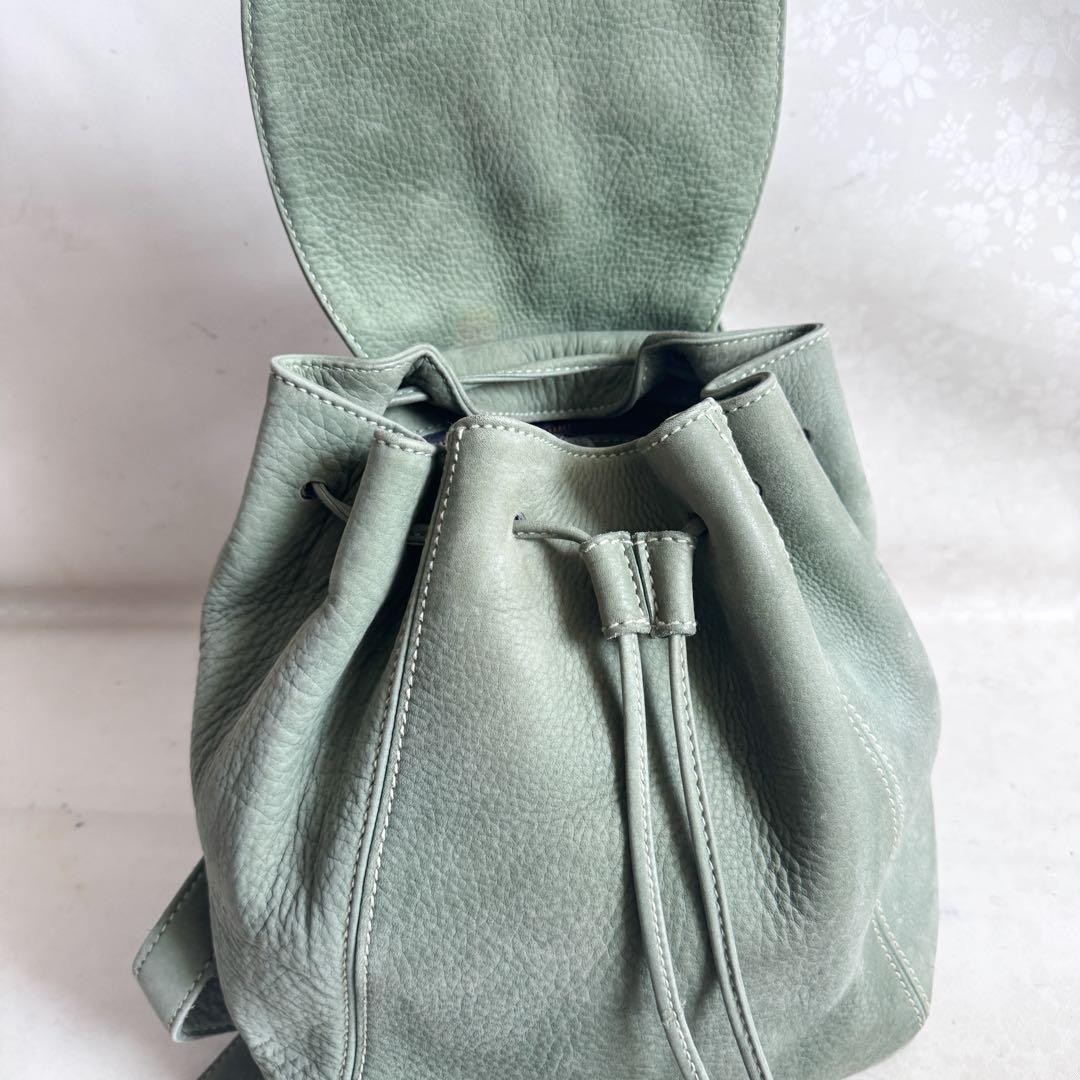 Vintage COACH small backpack green OLD Japan