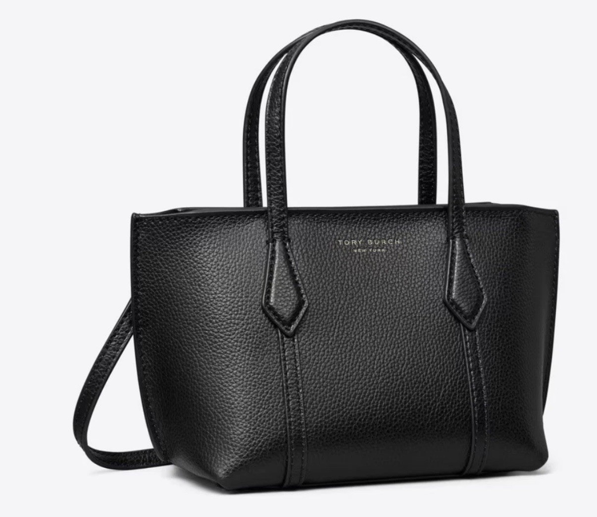 Tory Burch NWT Perry Mini Tote In Black #175548