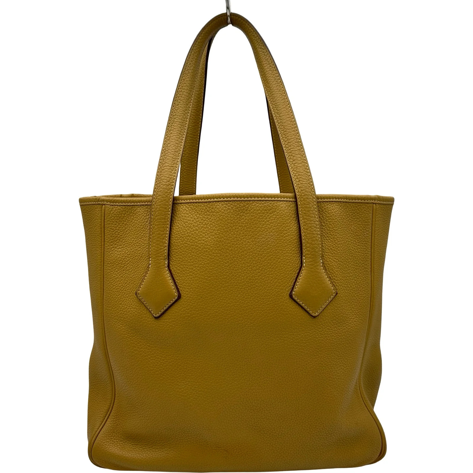 HERMES Victoria Cabas 32 Taurillon Leather Tote Square L #OKB6022