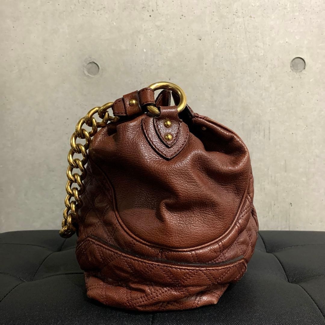 Vintage MARC JACOBS Stam Silvana Quilted Leather Shoulder Bag