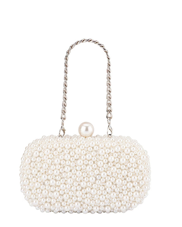 olga berg Valentina Pearl Clutch NEW