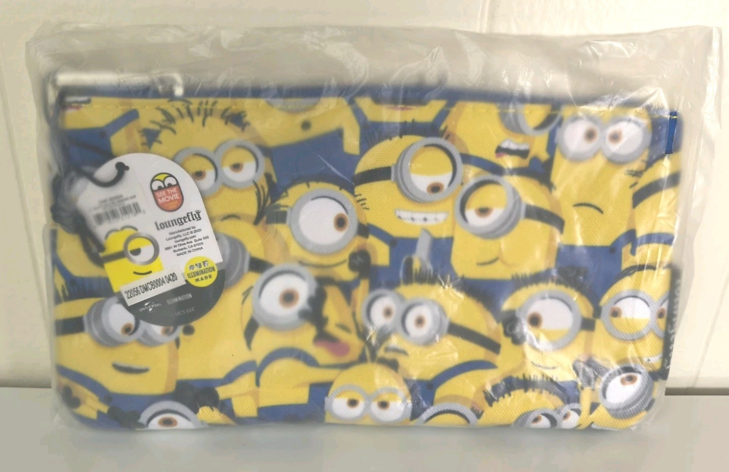 LoungeFly Minions Pencil Case Brand New Rare Small Clutch Bag