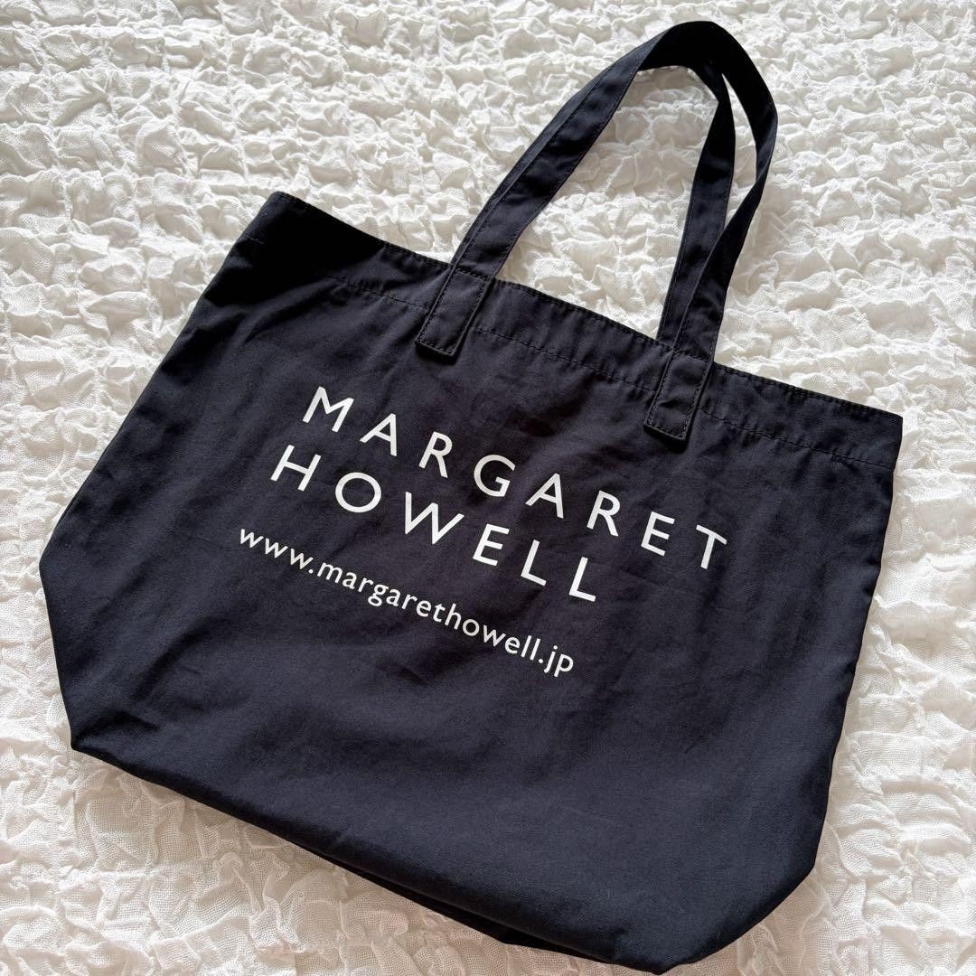Margaret Howell Logo Tote Bag Black 2