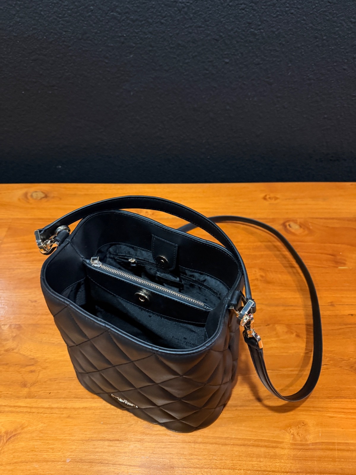 Kate Spade Crossbody & Hand Bag, Quilted Medium – Black