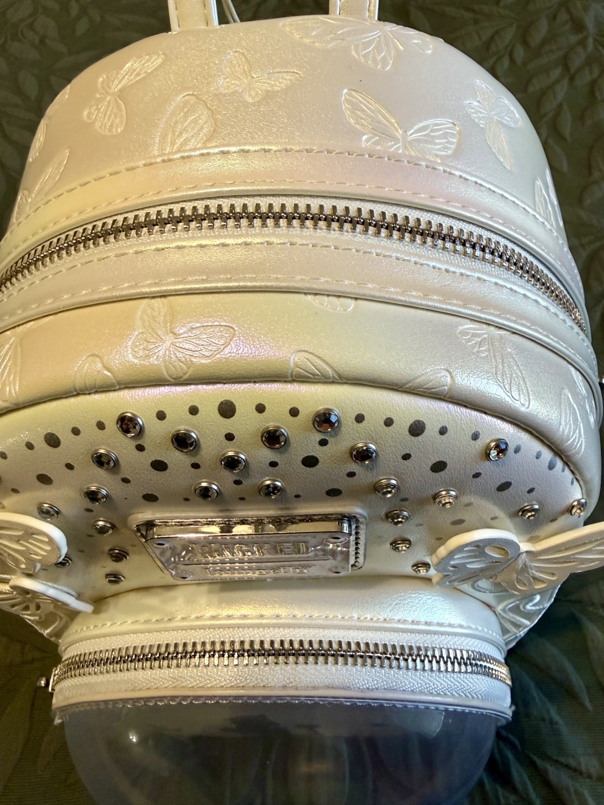 Loungefly WICKED-For Good Glinda-Butterflies & Bubble Mini Backpack