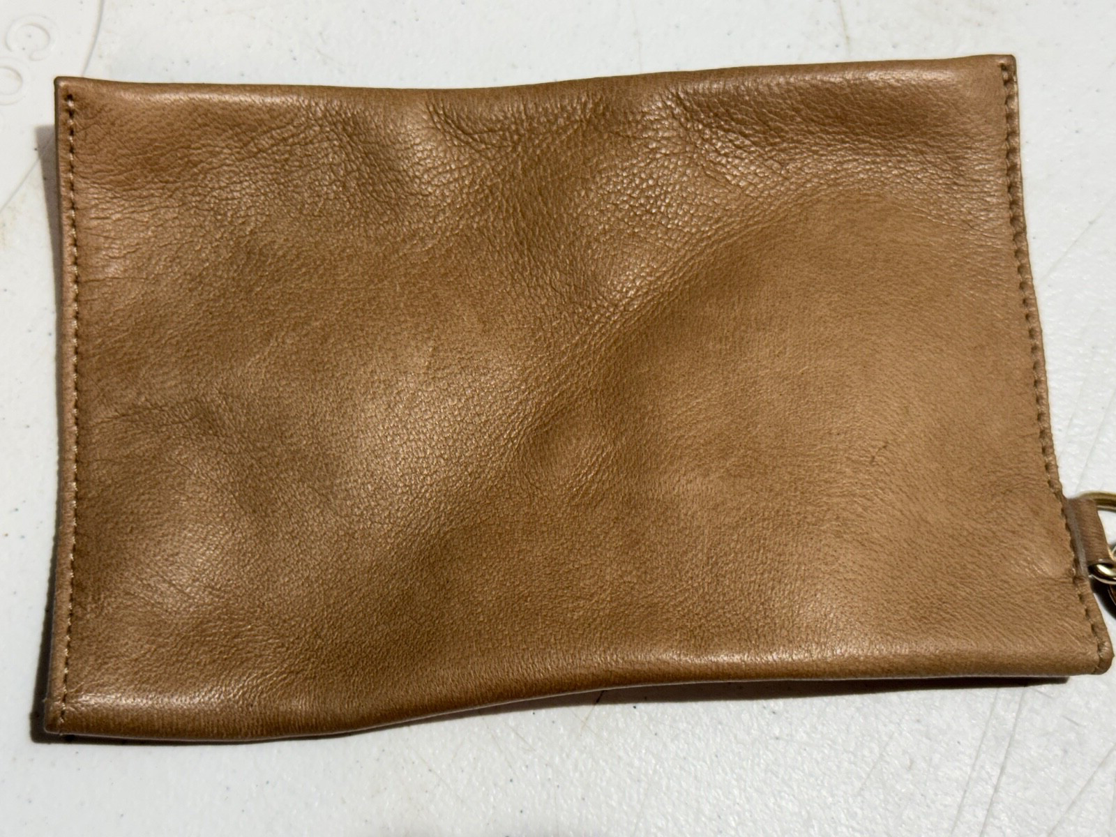 BRUNELLO CUCINELLI GENUINE LEATHER BROWN TAN CROSSBODY SHOULDER PURSE BAG TOTE