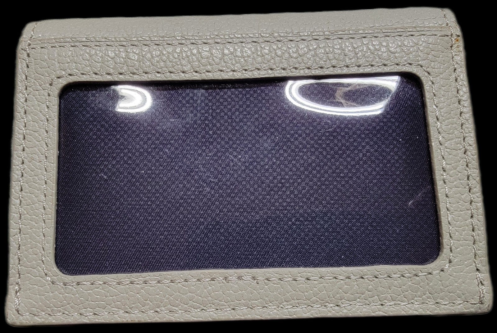 TUMI New Larkin SLG Card Case/Wallet Grey White – ID Window – NEW W/ Tags & Box