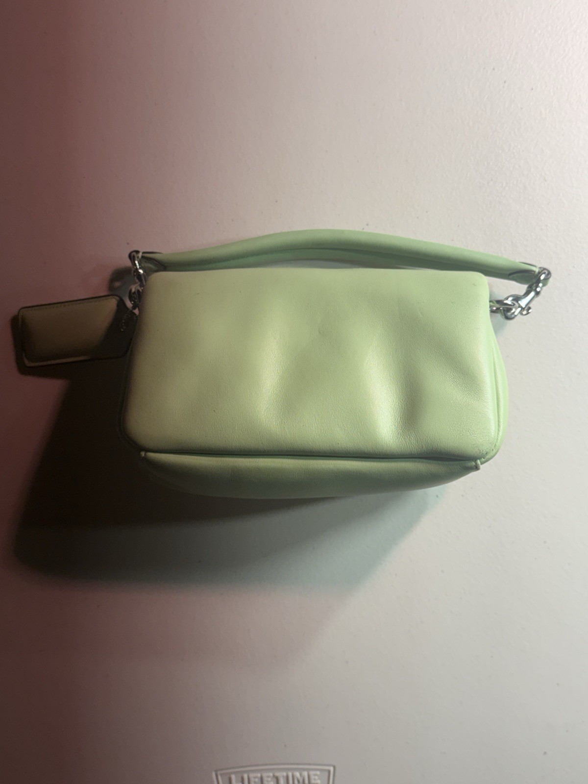Coach CR710 Soft/Pillow Leather Shoulder Bag – Mint Green