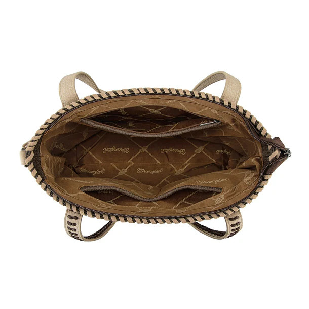 Wrangler Braided Tassel Tote Bag