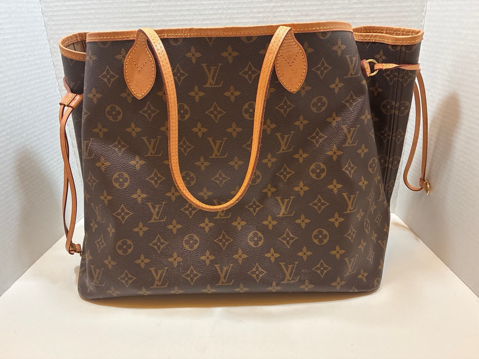 Louis Vuitton Neverfull GM Monogram Canvas Tote Box Dust Bag Made in USA