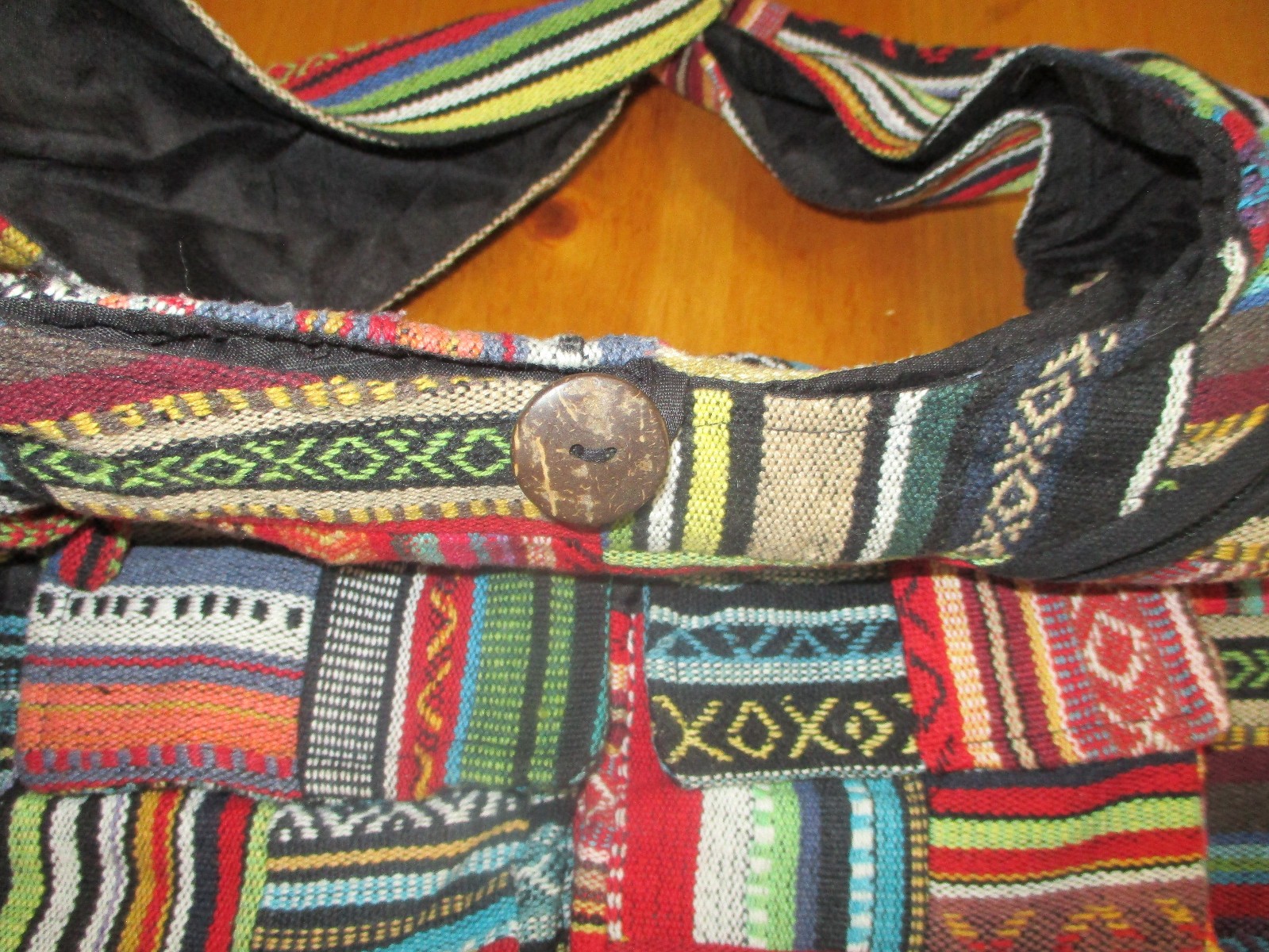 Himalaya Handmade Patchwork Nepal Colorful 100% Cotton Crossbody Shoulder Bag