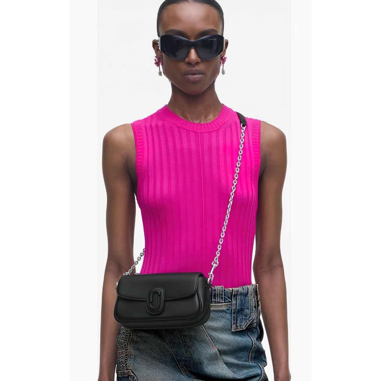 Marc Jacobs The Clover Shoulder Bag Black
