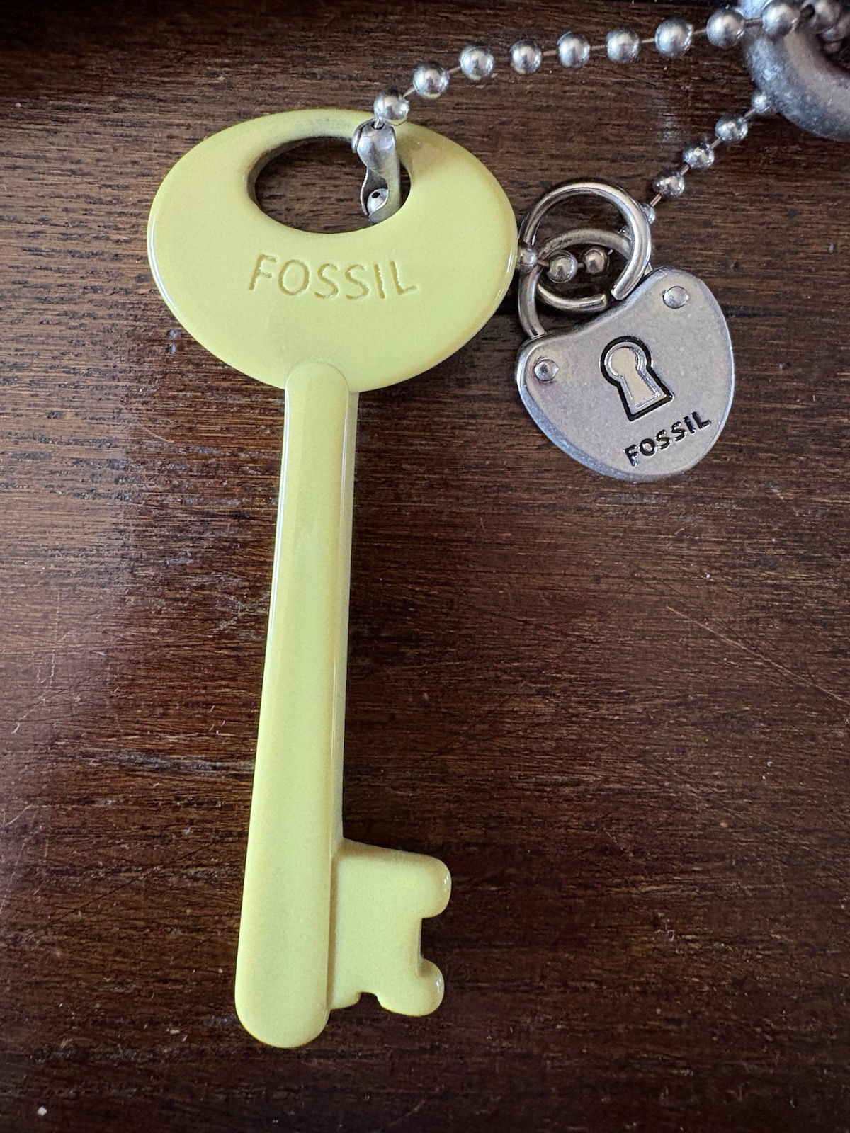 Fossil Multicolor Geometric Crossbody Bag Adjustable Strap Zip Snap Key Charm