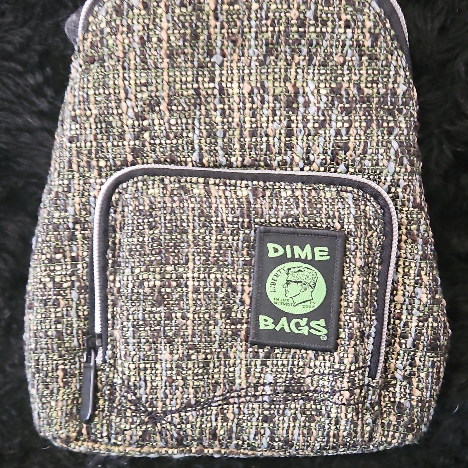 Dimebags Club Kid Timber Zip Closure Adjustable Straps Inner Pockets