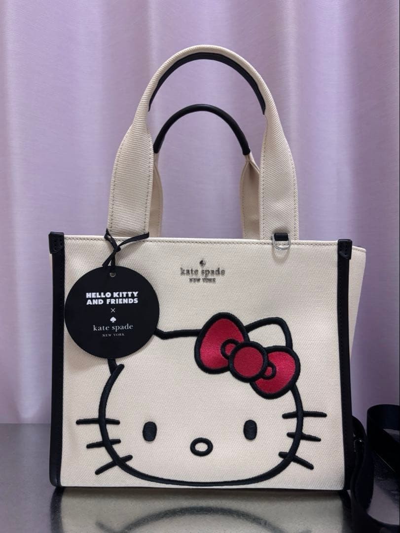 Kate Spade Hello Kitty AND FRIENDS Tote, Canvas, Shoulder/Crossbody bag new