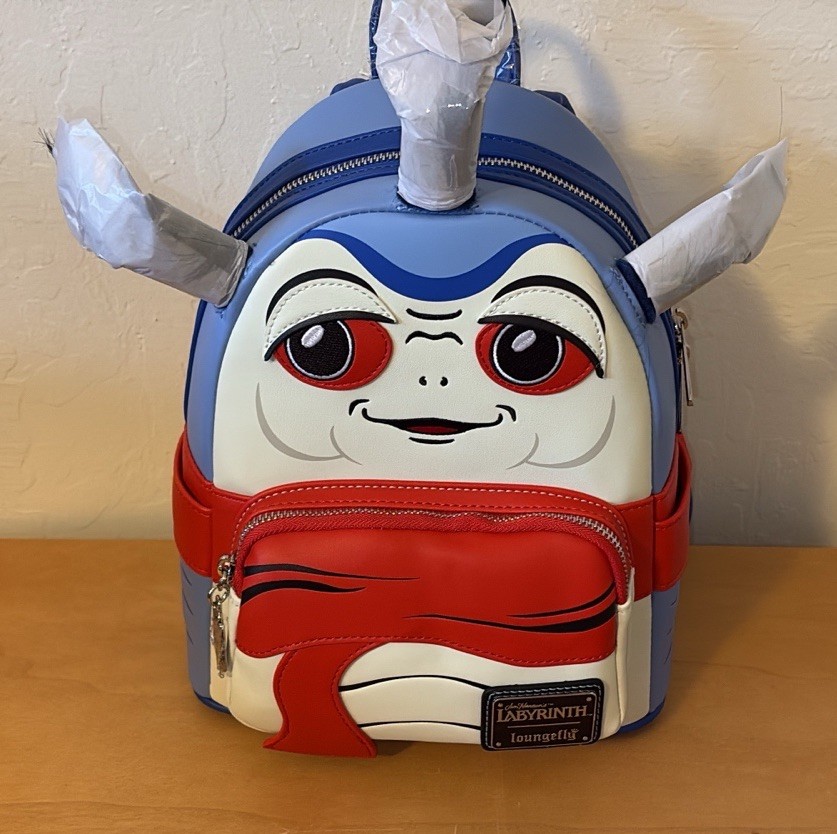 NWT Loungefly 80 Movie Cult Classic Labyrinth Worm Backpack Cosplay Jim Henson