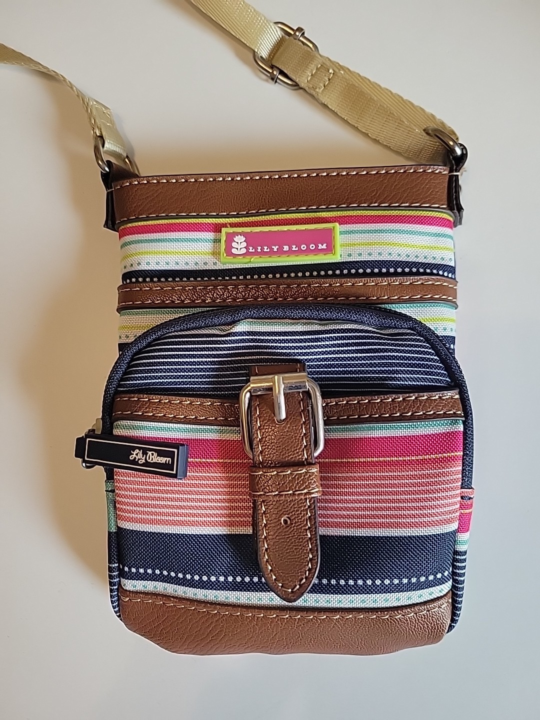 Lily Bloom Crossbody Small Hipster Bag Made From Recycled Polyester Fabric