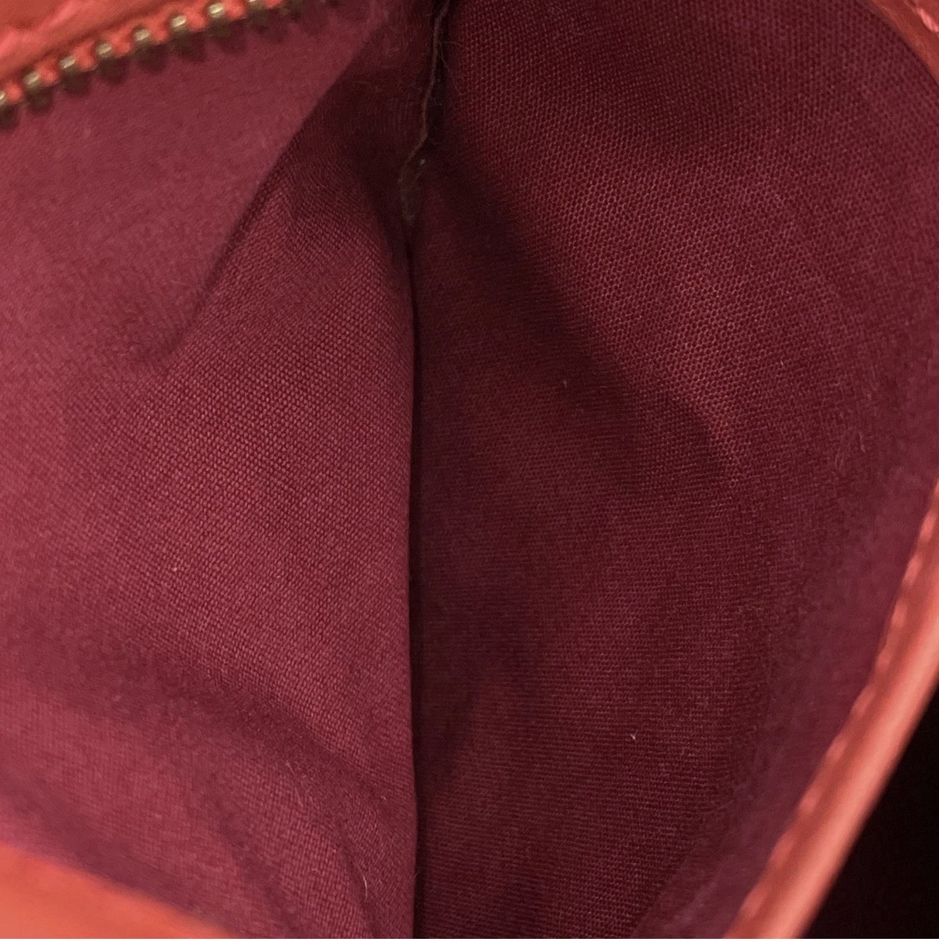 Authentic Celine Red Leather Luggage Nano Shopper 2way Handbag With dust bag