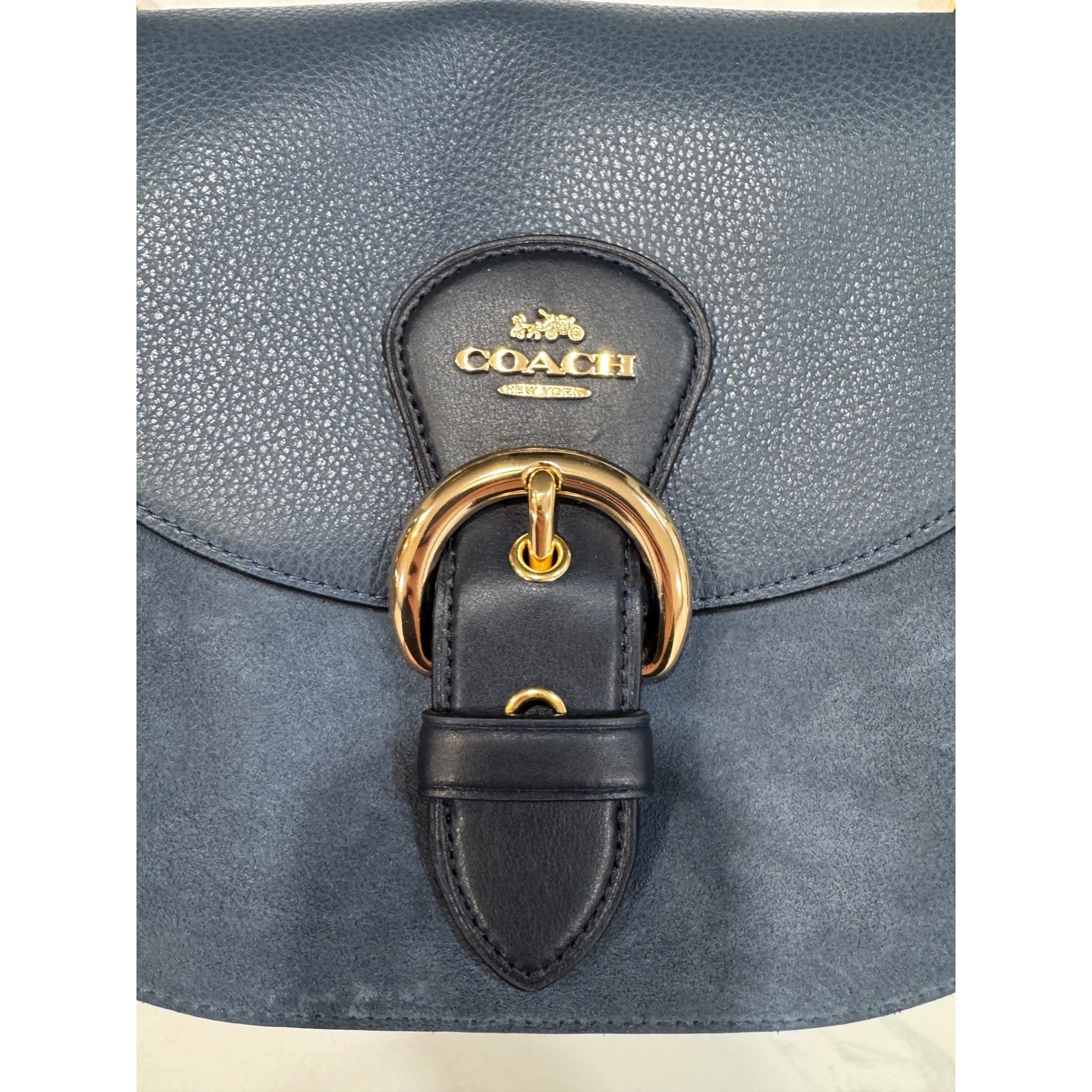 Coach Kleo Shoulder Bag 23 in Smooth, Pebbled and Sueded Leather