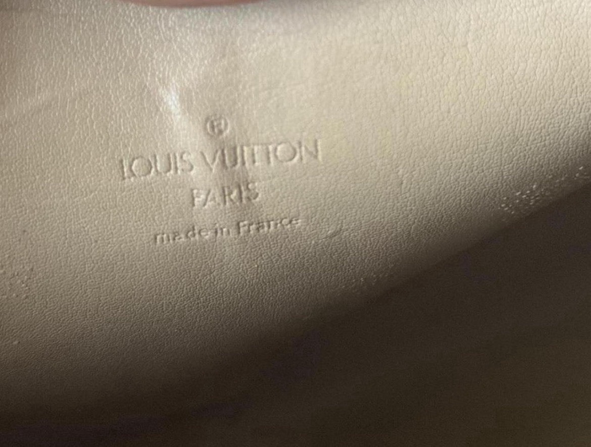 Louis Vuitton Vernis Monogram Bedford Cylinder Zip Shoulder Bag Brown Gold