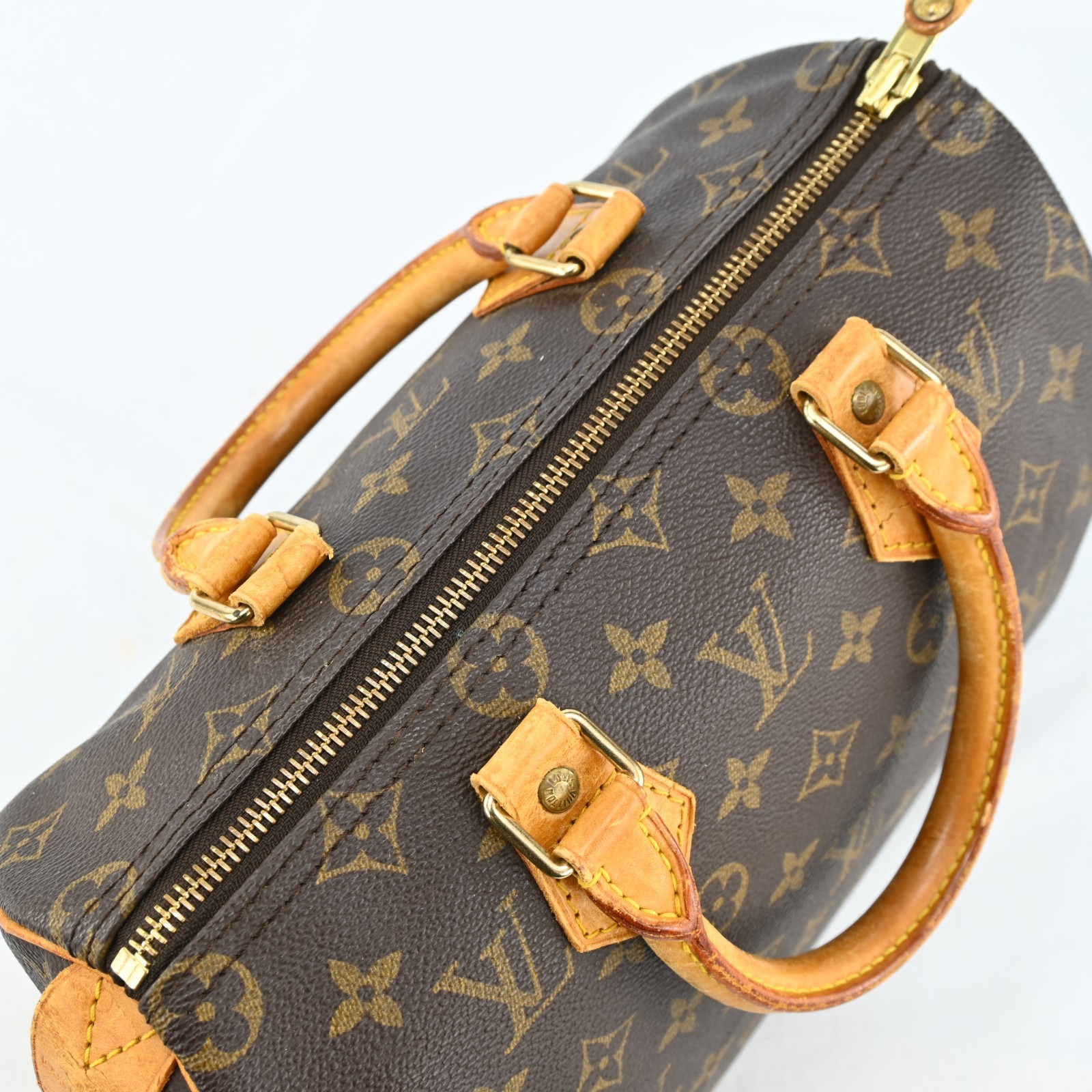 LOUIS VUITTON Monogram Speedy 25 M41528 Hand Bag Canvas P5073SC805