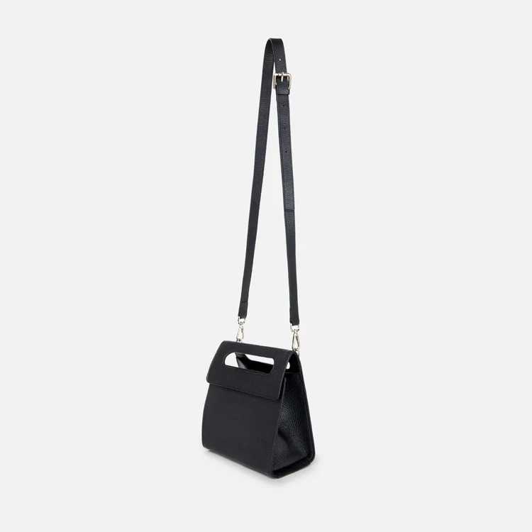 We-ar4 Black Leather THE CANTEEN Handbag