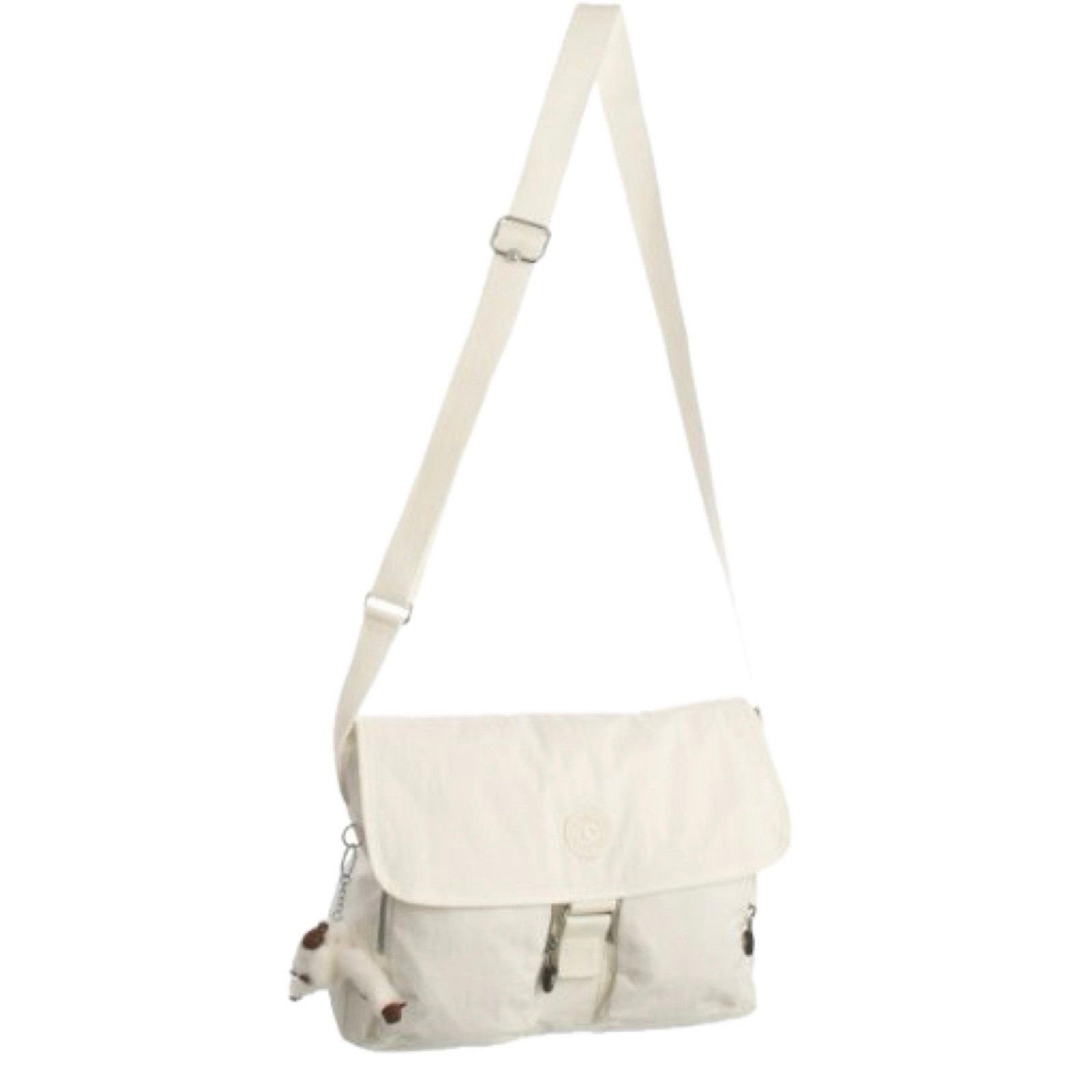 NWT Kipling Women’s New Rita Cream Medium Adjustable Messenger Crossbody Bag