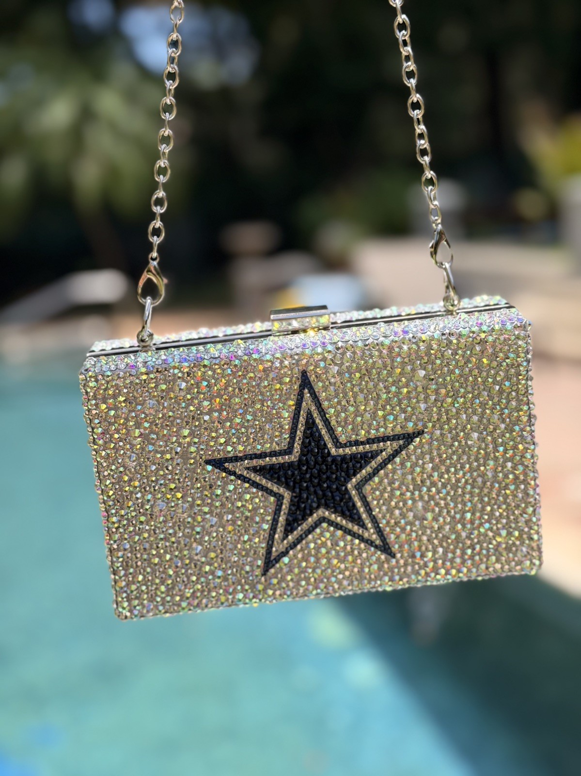 cowboys clutch purse