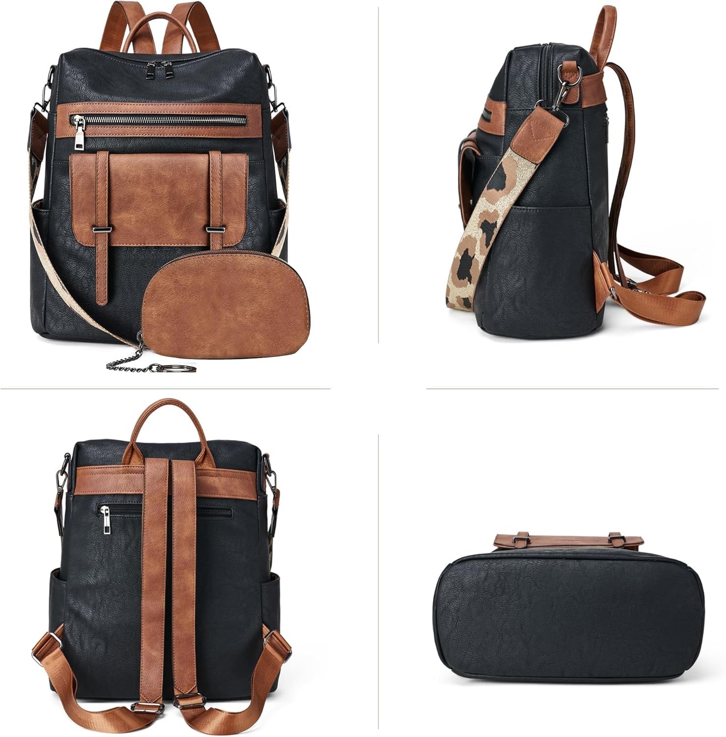 Backpack Purse for Women Fashion Designer Laptop Backpack for Women 15.6 Inch Ca