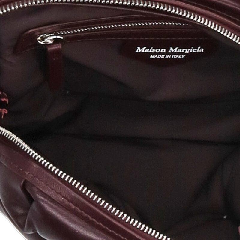 MAISON MARGIELA Bag: Glam Slam SB1WB0006 Bordeaux W30.5H19D9cm;