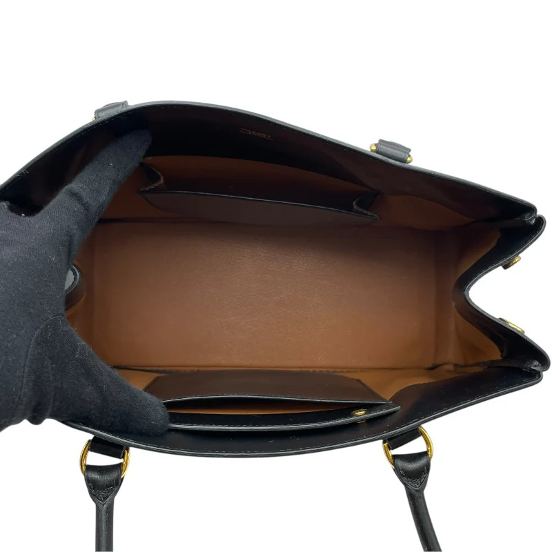 HERMES LA Toile Tote Black Tote #OKB2206