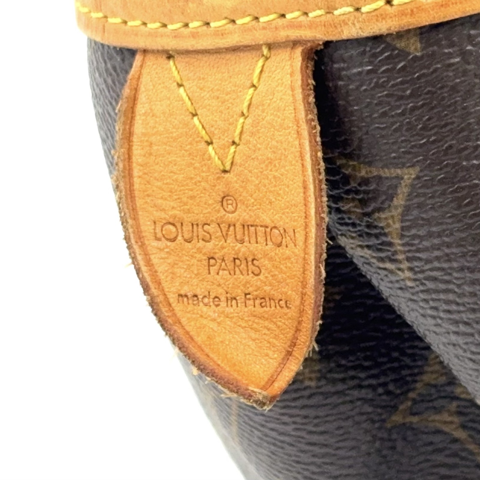 LOUIS VUITTON Montorgueil PM monogram Shoulder bag Brown Leather PVC M95565