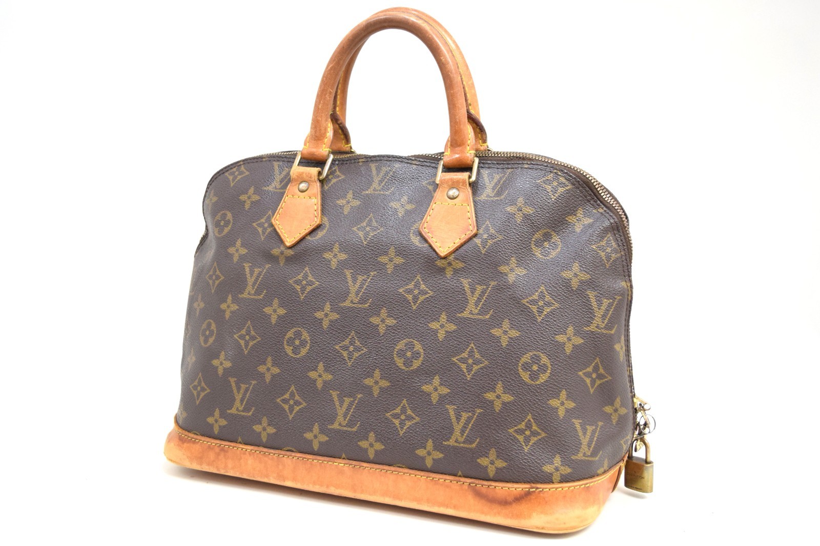 Auth Louis Vuitton Alma PM Hand Bag Monogram Canvas M51130 LV 47996