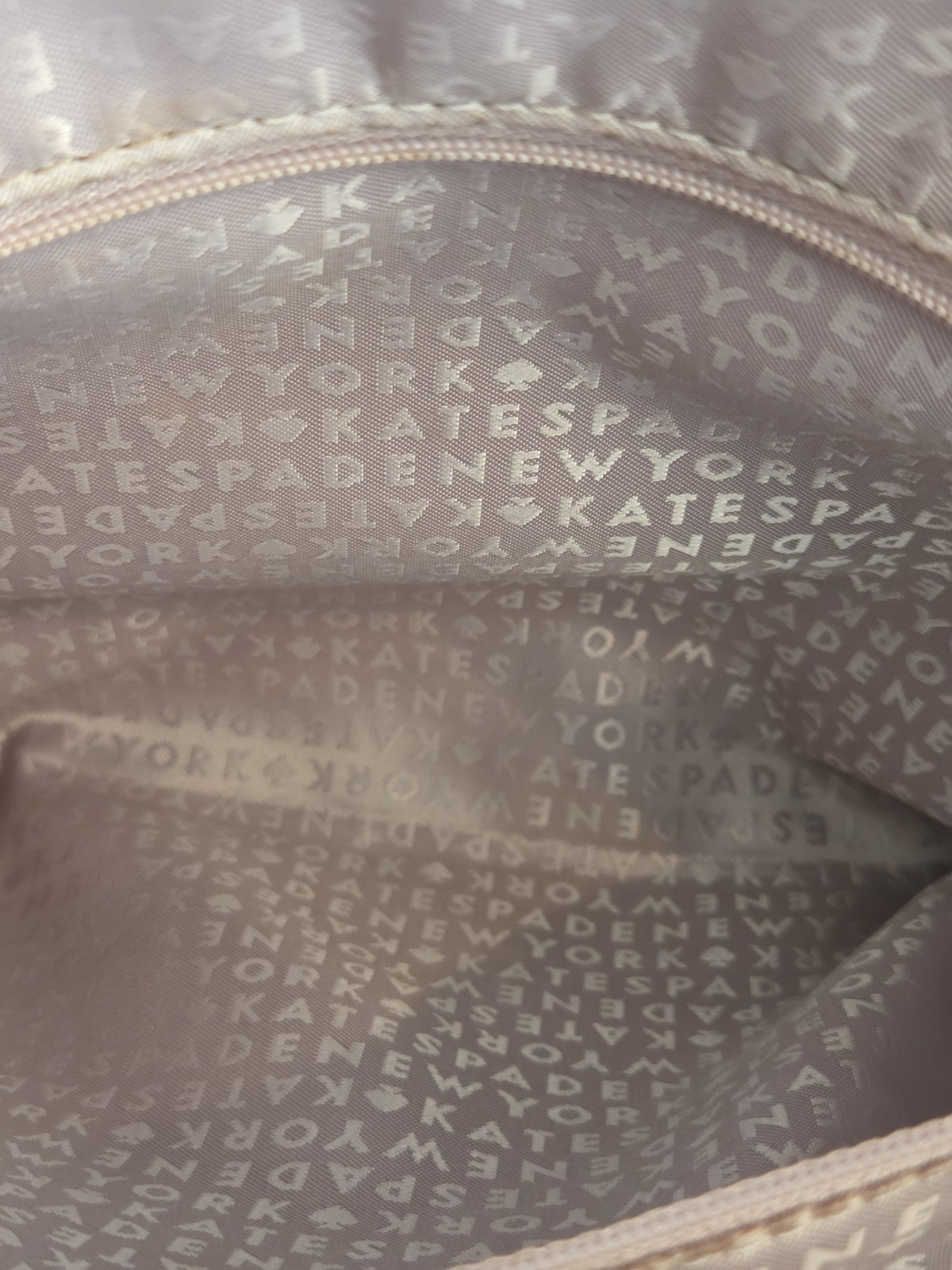 Kate Spade Tasseled Tote Bag Longacre Court Cal Soft Cream *See Description