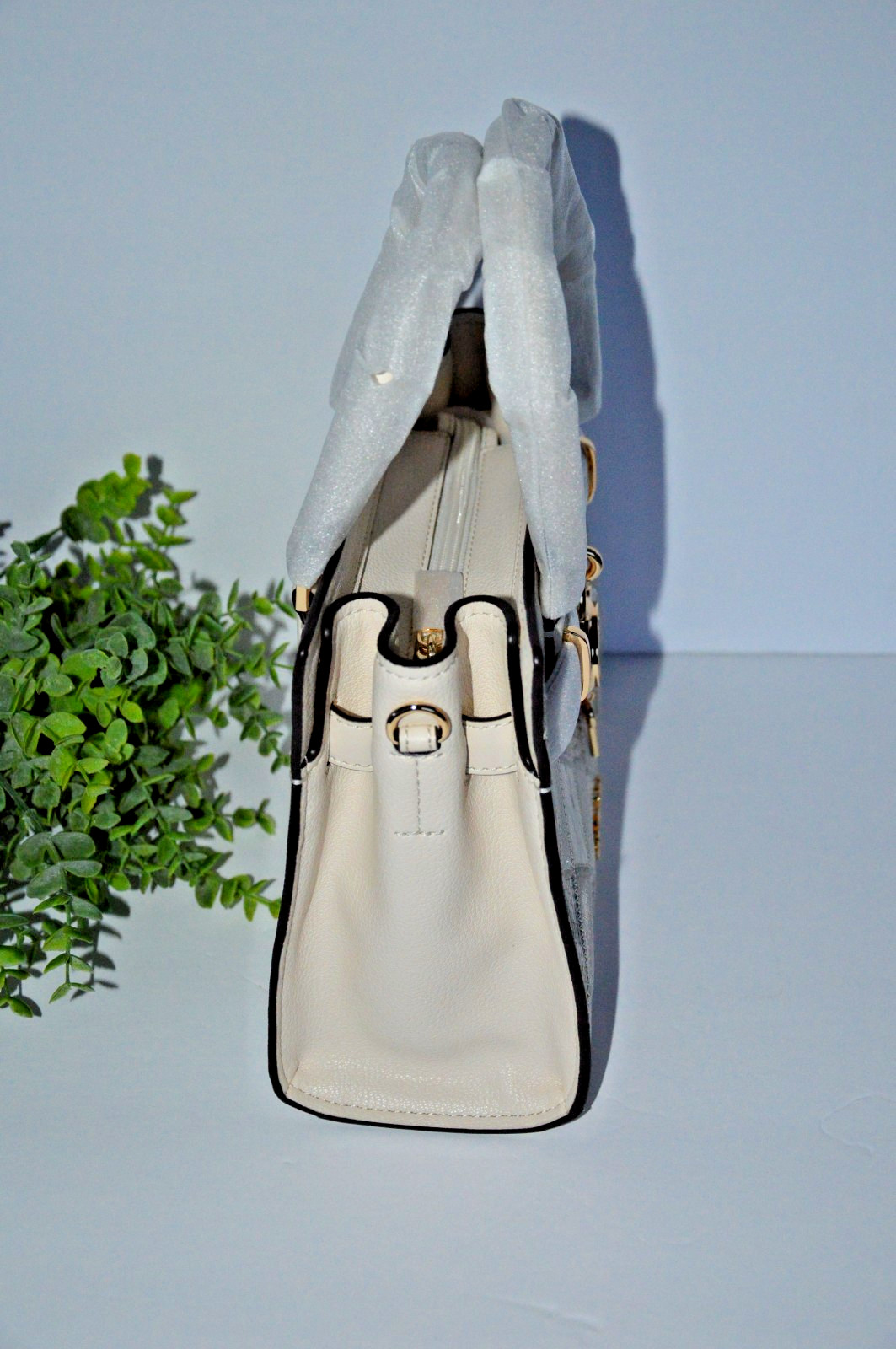 Hamilton small Natural Patchwork and snake Embossed Satchel Purse Bag