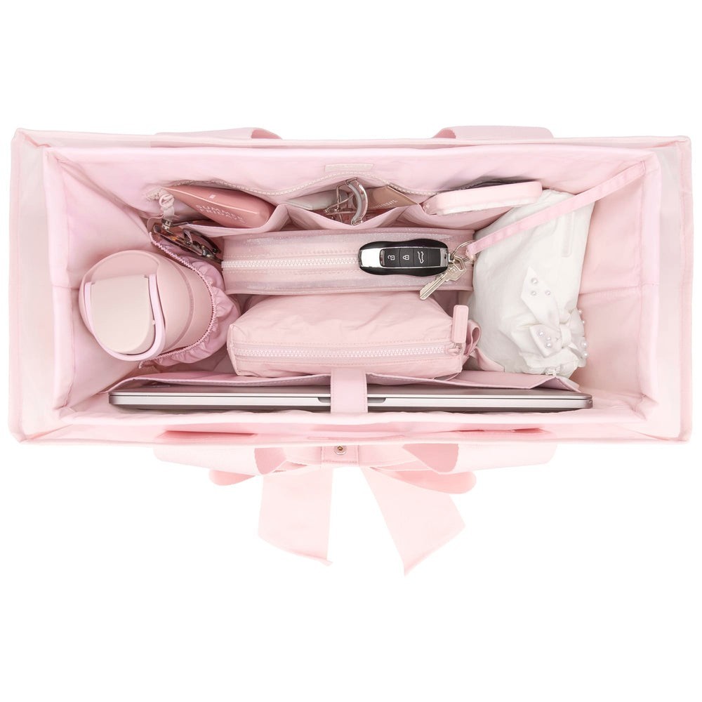 Case-Mate Jelly Tote Organizer Insert Pink Laptop Sleeve Multi Pocket NWT
