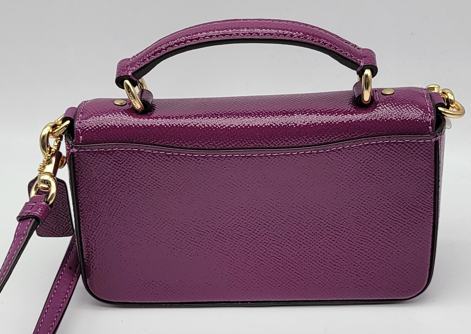 NWT Coach Mini Josie Top Handle Crossbody CE630 Dark Magenta