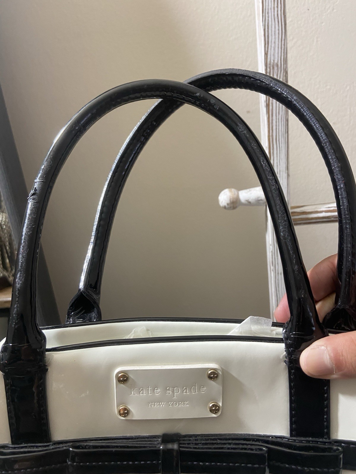 4-PIECE Kate Spade Leather Hand Shoulder Bag Lot, Fair-Good Cond