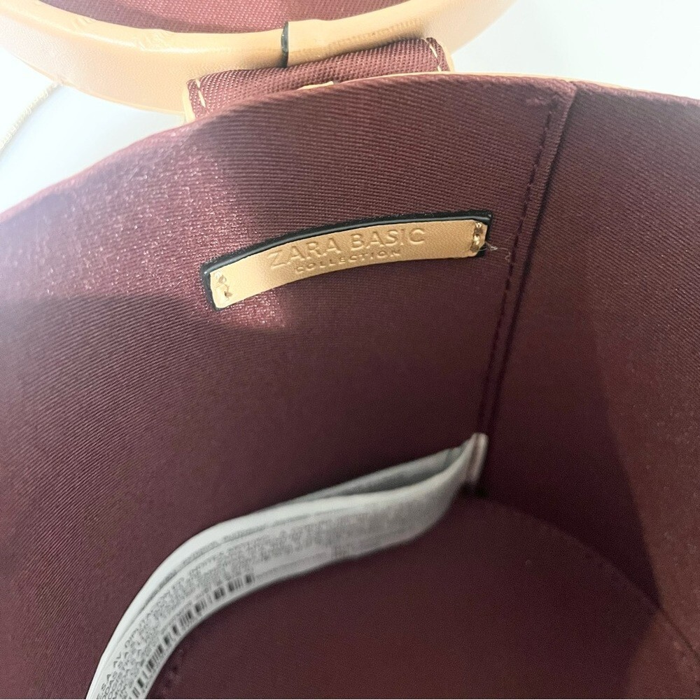 Zara Basic Crossbody Box Bag Top Handle
