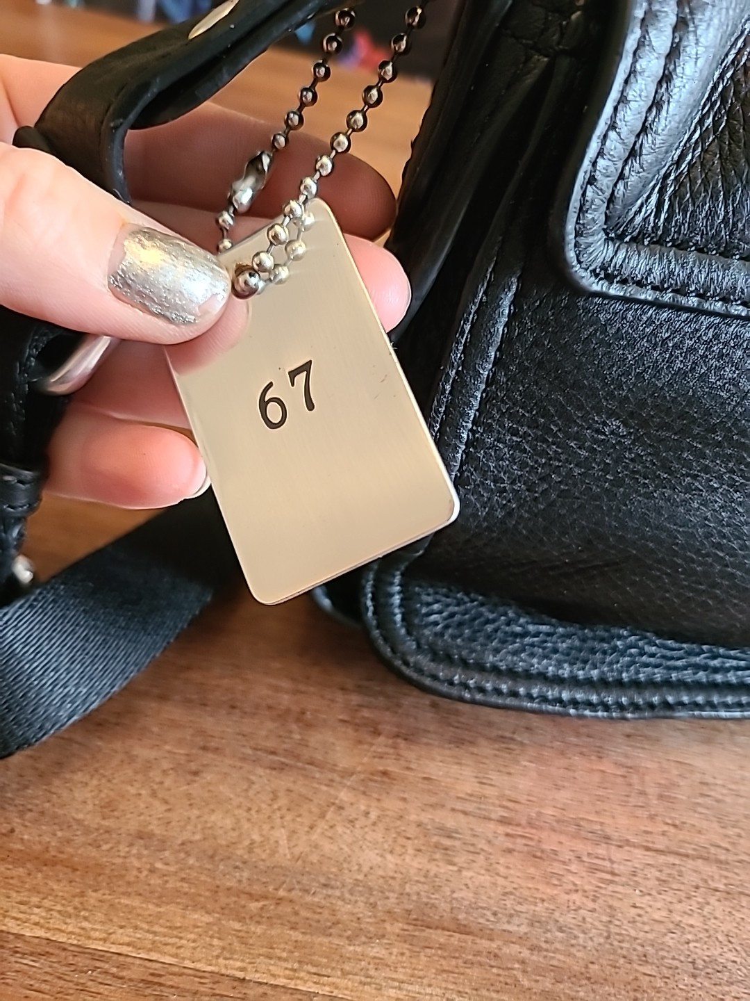 Classic Small Black Leather Crossbody Bag Lauren Ralph Lauren 1967 series