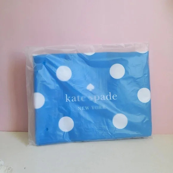 New Kate Spade Dot Large Reusable Shopping Tote Bag 22.5″ x 15″