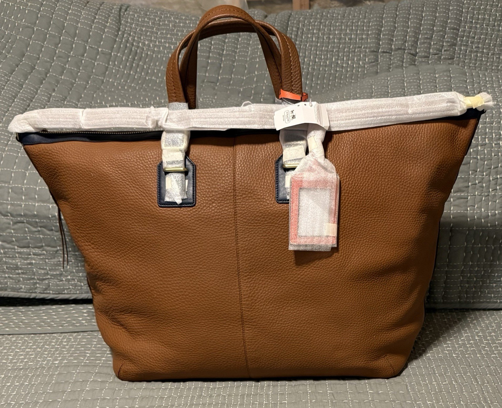 The Coach Soft Legacy Travel Satchel (Style 25308). NWT