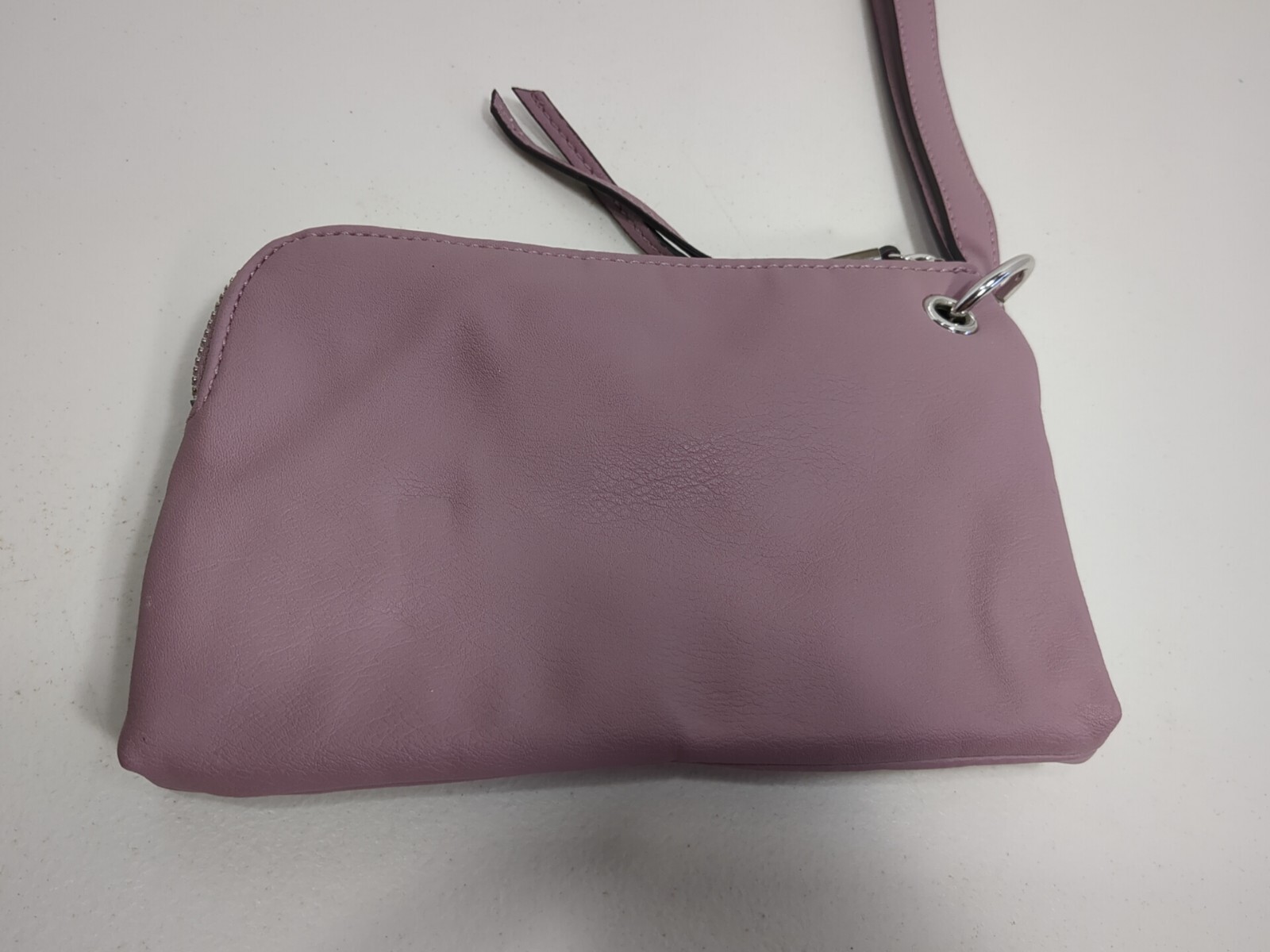 Simply Vera Wang Joyce Wristlet Bag Purse Mauve Pre-owned