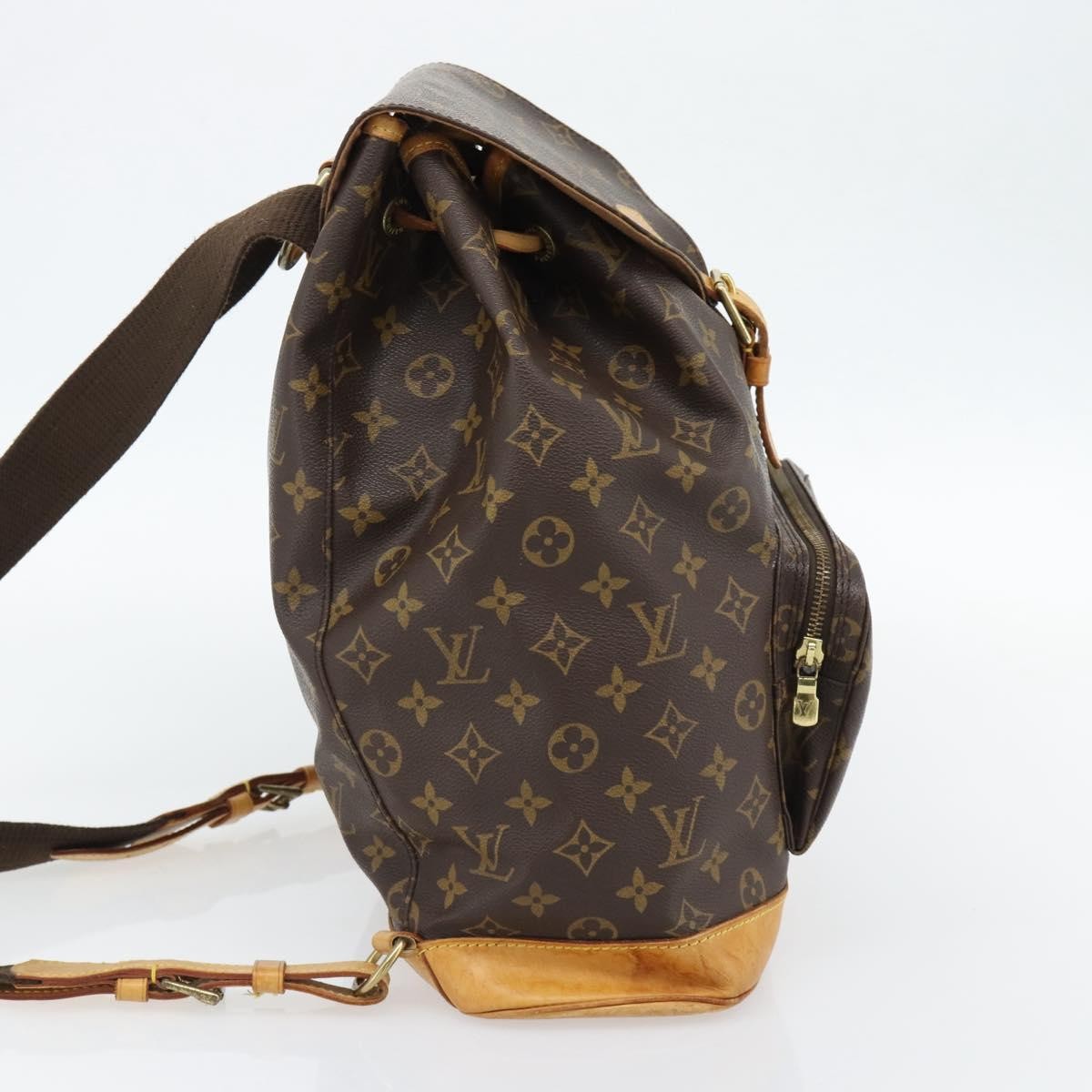 LOUIS VUITTON Monogram Montsouris GM Backpack M51135 LV Auth bs35317