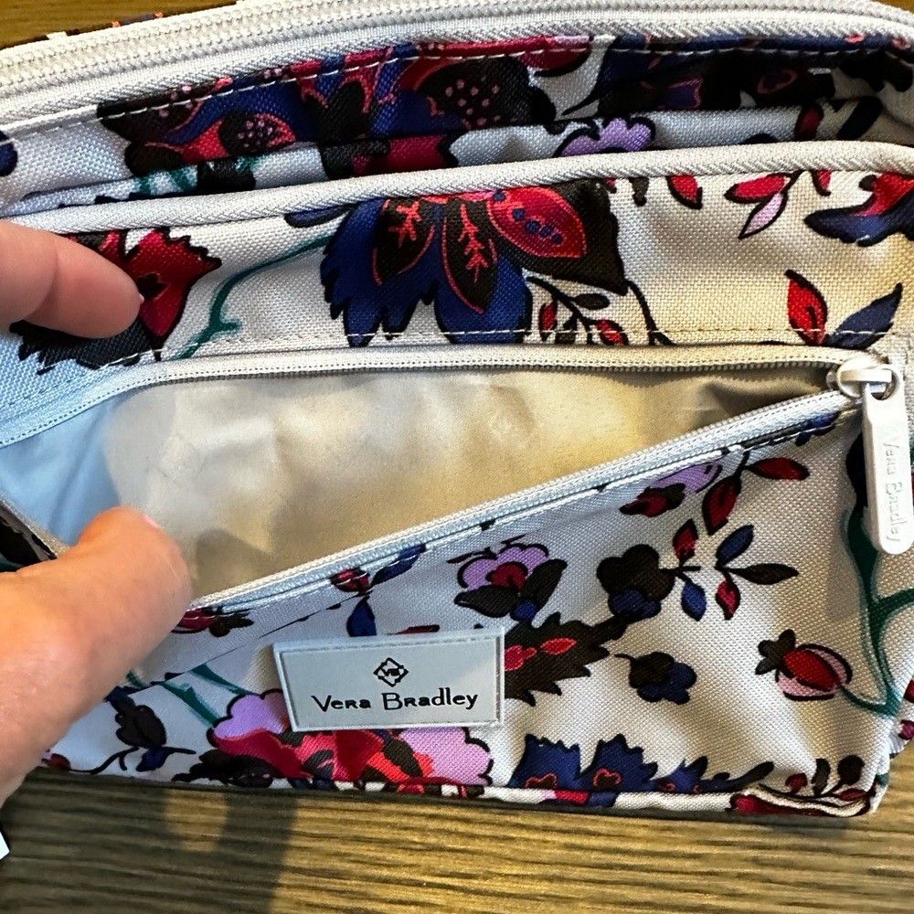 Vera Bradley Lighten Up RFID Little Hipster NWT