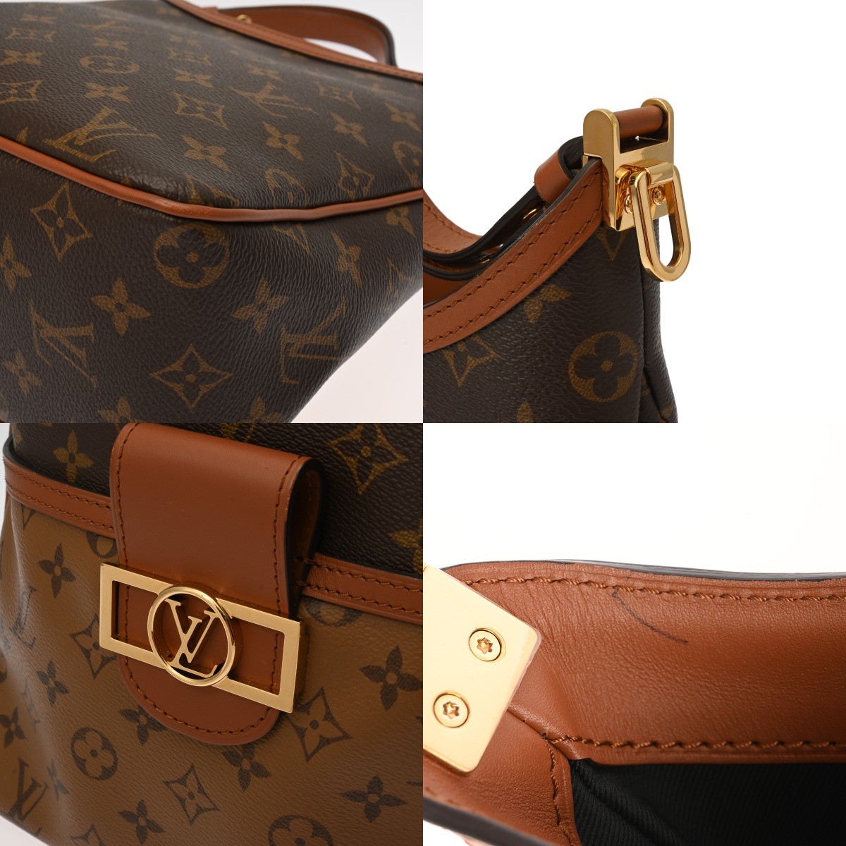 Louis Vuitton PM M45194 Shoulder Bag Monogram Canvas Brown #WB2064