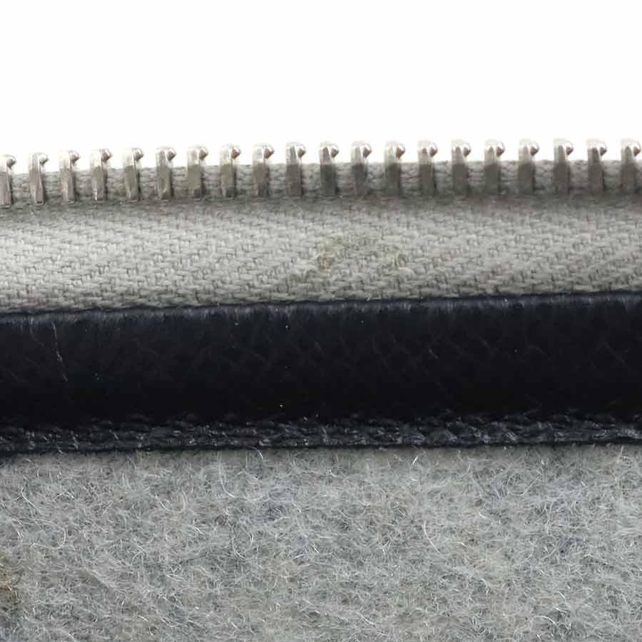 HERMES Bag: Toodoo Gray/Black/Green W28.5×H19.5cm w/o accessories;