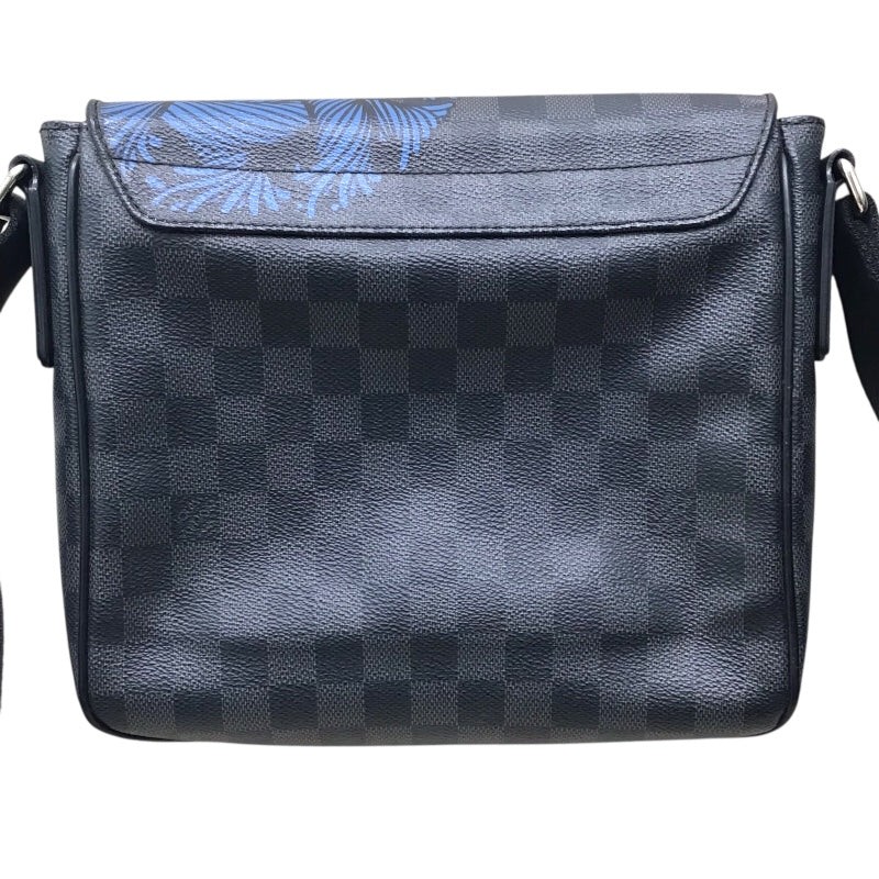 LOUIS VUITTON District PM Christapherne Black PVC Shoulder Bag N41714 #OKB3836